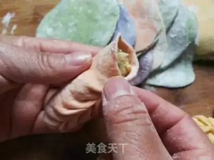 Make Vegetable dumplings step 18