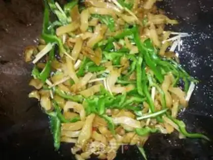 Make Green peppers for meat step 5
