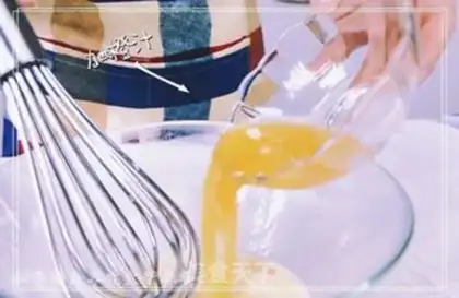 Make Sweet orange milk omelet step 5