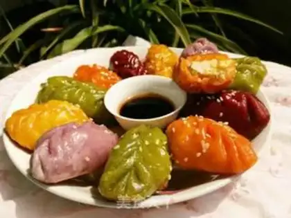 Make Vegetable dumplings step 23