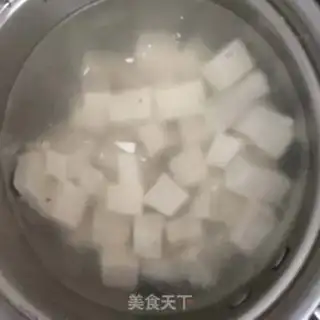 Make Crab butter tofu step 2