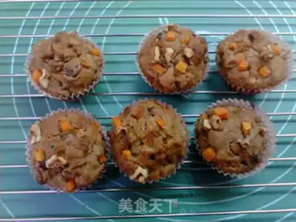 Make No sugar date-free soy muffins step 10