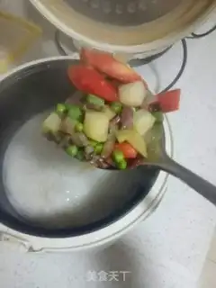 Make Ham squid rice step 10