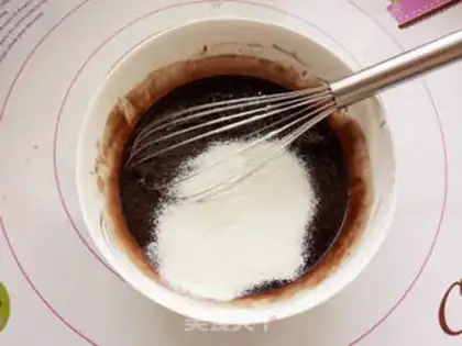 Make Chocolate lava cake step 4