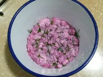 Make Salted cherry blossoms step 7