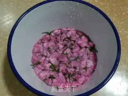 Make Salted cherry blossoms step 8