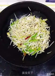 Make Jealousy bean sprouts step 4