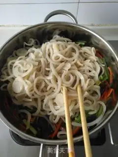 Make Fish noodles step 9