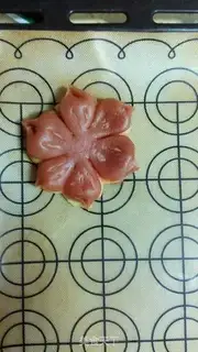 Make Coconut peaches step 16
