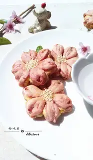 Make Coconut peaches step 20