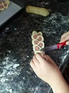 Make Onion sausage bread step 13