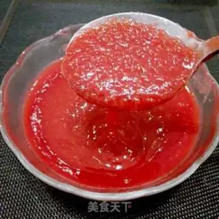Make Strawberry sauce step 5