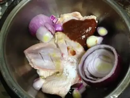 Make Garlic on the wing step 3