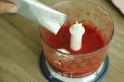 Make Strawberry chocolate ice cream step 5