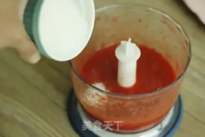 Make Strawberry chocolate ice cream step 6