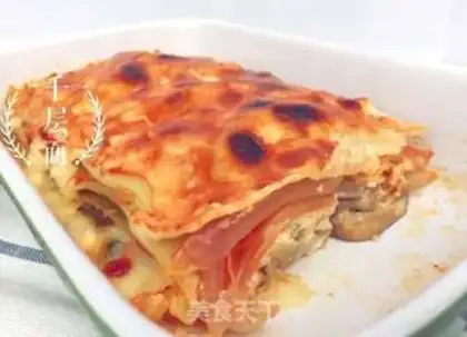 Make I baked shrimp with lasagna step 11