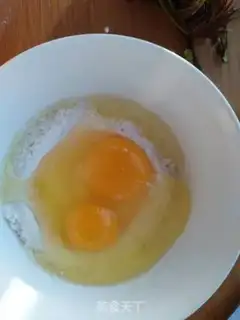 Make Snack eggcake step 1