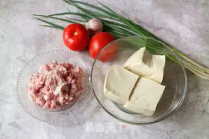 Make Chicken tofu step 0