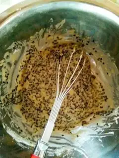 Make Black sesame pretzels step 3