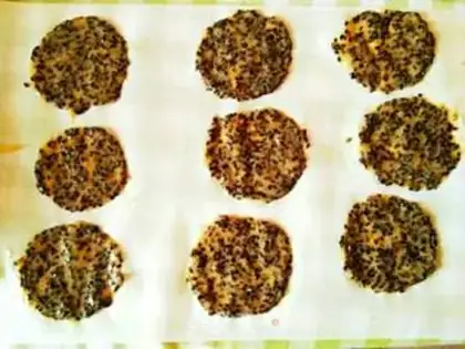Make Black sesame pretzels step 4