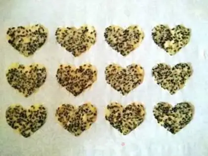 Make Black sesame pretzels step 5