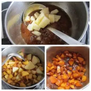 Make Caramel apple pie step 2