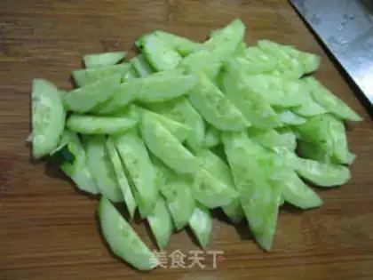 Make Chishima cucumber iced grass step 1