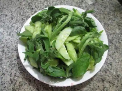 Make Chishima cucumber iced grass step 2