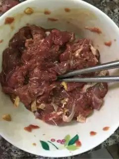 Make Scrambled beef step 0