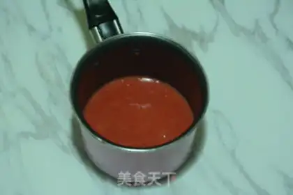 Make Chocolate strawberry mousse step 16