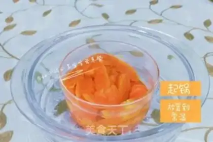 Make Carrot papaya milk step 4