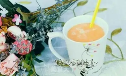 Make Carrot papaya milk step 6