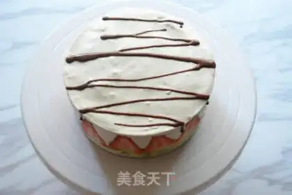 Make Chocolate strawberry mousse step 26