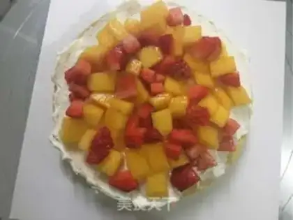 Make Fruitless cake step 3