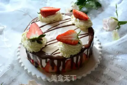 Make Chocolate strawberry mousse step 29