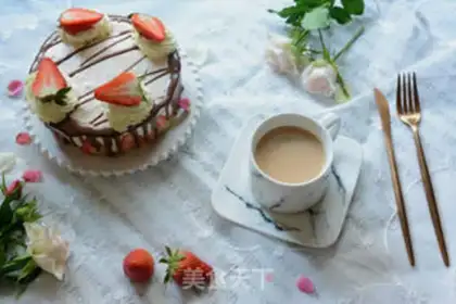 Make Chocolate strawberry mousse step 32
