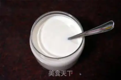 Make Black sesame yogurt step 2