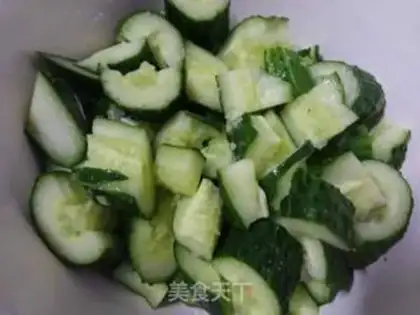 Make Garlic cucumber step 2