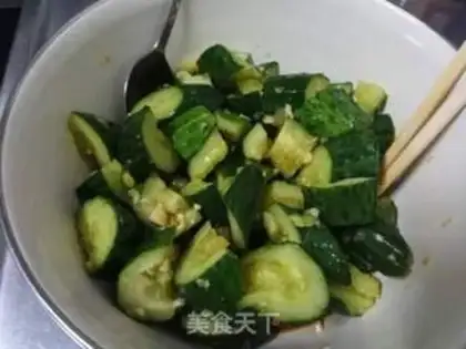 Make Garlic cucumber step 7