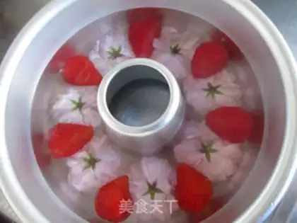 Make Cherry strawberry mousse step 5