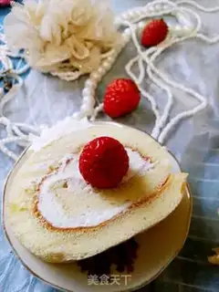 Make Strawberry cream rolls step 14