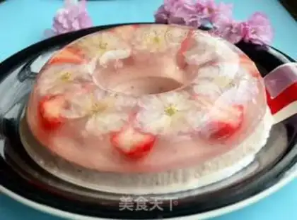 Make Cherry strawberry mousse step 13