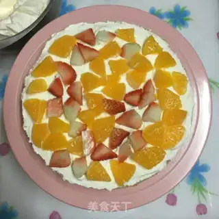 Make Strawberry cake step 4