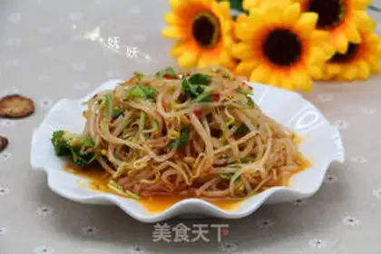 Make The green bean sprouts step 7