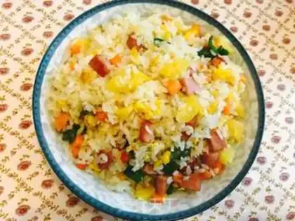 Make Pineapple rice step 10