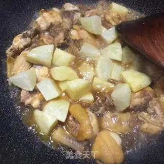 Make Potato chicken step 8
