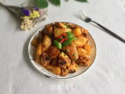 Make Potato chicken step 12