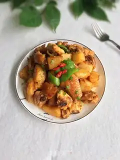 Make Potato chicken step 13