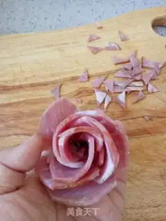 Make Baking bacon roses step 5