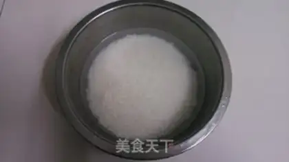 Make Red sugar rice pack step 1